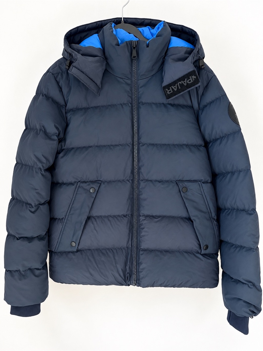 Pajar Canada Valby Duck Down 550 Fill Puffer Jacket Women’s Blue Hooded Coat M